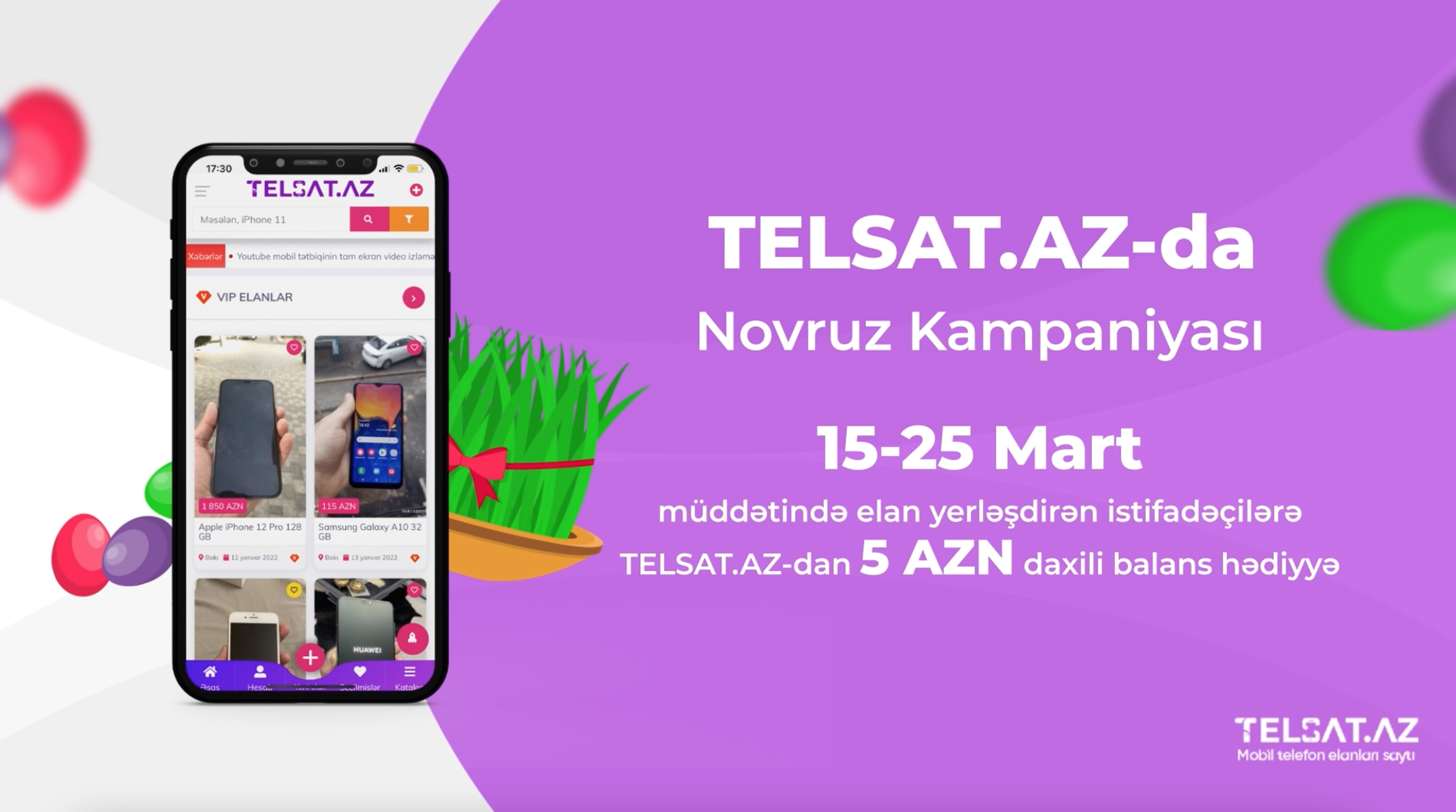 TELSAT.AZ-dan Sizə özəl "Novruz" kampaniyamızı təqdim edirik.